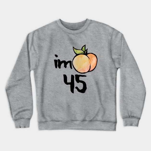 Impeach 45 Crewneck Sweatshirt by bubbsnugg